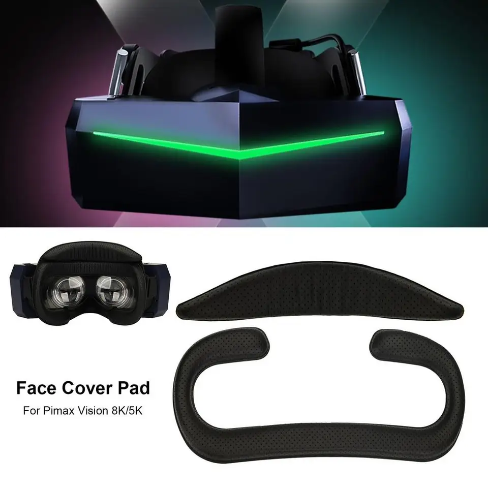 Tapis de coussinet de jeu masque facial en cuir VR pour Pimax