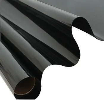 

SUNICE VLT0% Black Solar Tint Film 100%UV Proof for Car Home Windows 100%Privacy Protection Window Foils House Decoration
