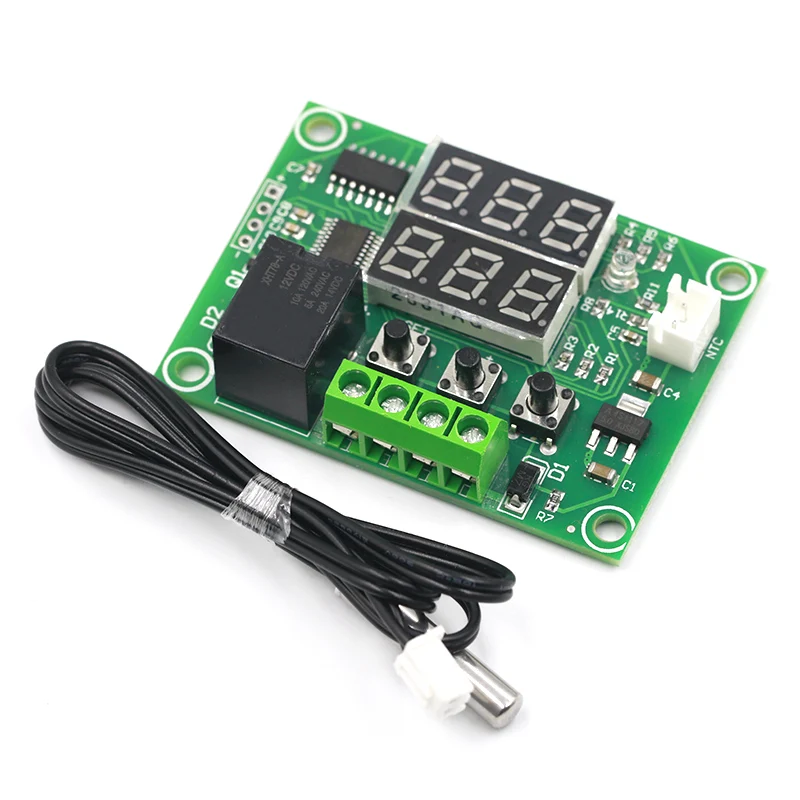 XH W1219 DC 12V двойной светодиодный цифровой дисплей термостат регулятор температуры