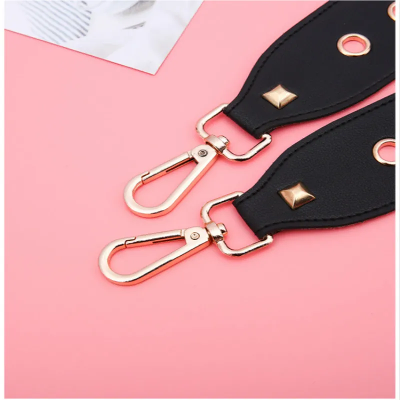 MEDADA fashion design for lady bag accessories with wide shoulder strap colliding with color single shoulder inclined strap