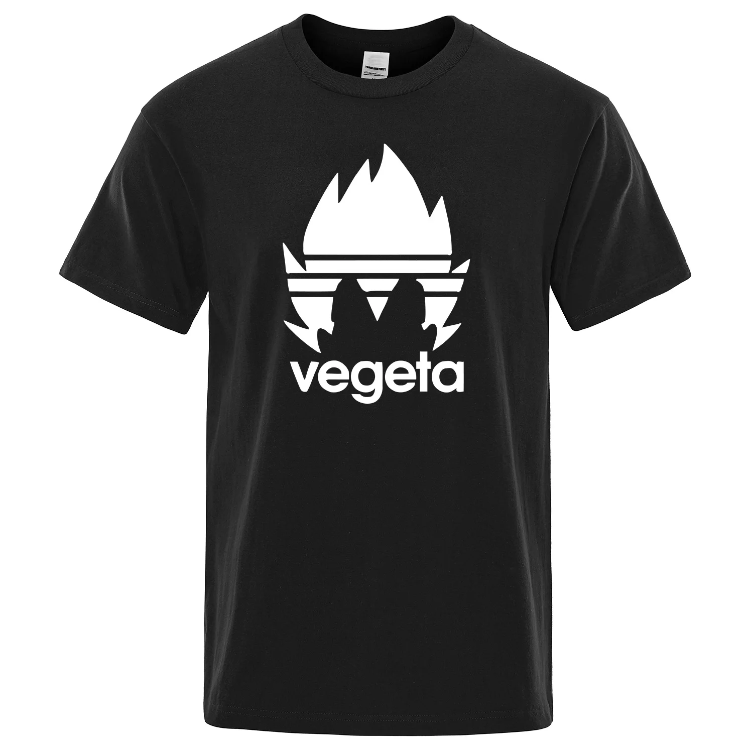 Dragon Ball Z футболки мужские летние хлопковые с принтом Dragon Ball Z Vegeta повседневные мужские футболки топы уличная одежда с японскими аниме-принтами футболка