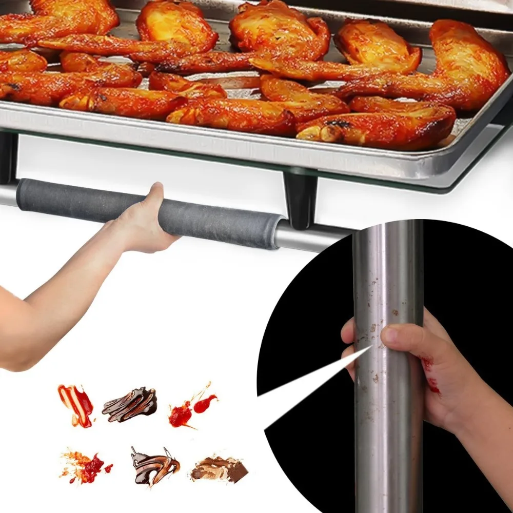 Appliance Handle Cover Refrigerator Door Handle Cover Kitchen Appliance Decor Handles Antiskid Protector Gloves For Fridge Oven Keep off Fingerprints