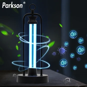 

220V 38W Remote Control Ultraviolet Germicidal Light UV Disinfection Bactericidal lamp Led Lamp UVC Sterilizer Quartz lamp