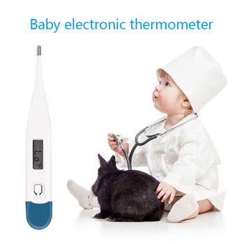 

Soft Type Digital LCD Thermometer Baby Adult Temperature Measuring Machine Household Fever Mouth Measure Body Thermometer