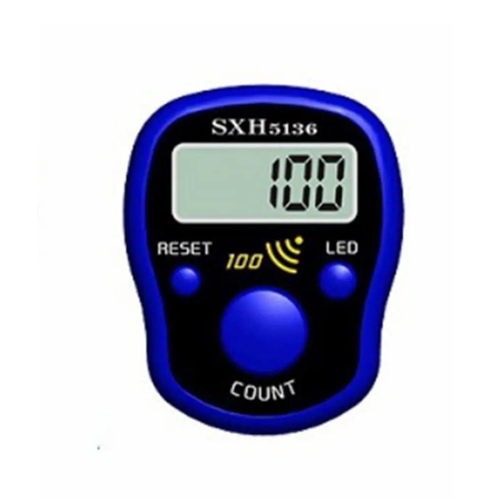 

Mini Stitch Marker Row Finger Counter LCD Electric Digital Display with LED Light For Buddha Pray Sewing Knitting Weave Tool Hot