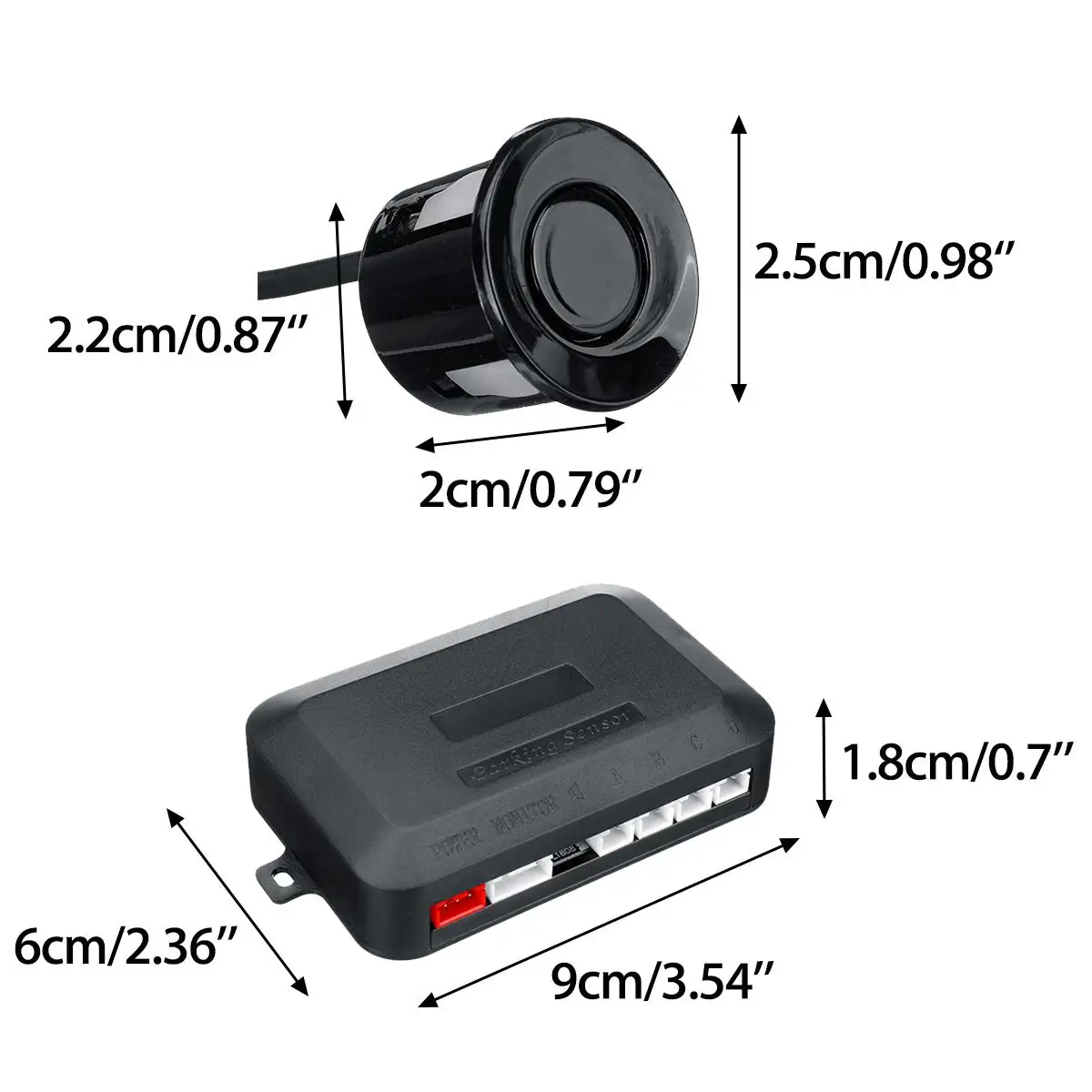 Поток зеркало заднего вида автомобиля dvr камера 1080P 9,35 ''автомобиль обратный радарный датчик парковки слепое пятно обнаружения системы парктроник авто