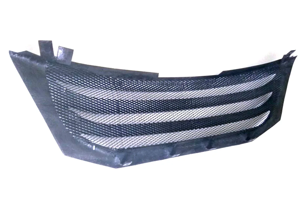 Передняя верхняя Центральная решетка гриля матовый черный подходит для Honda Crosstour