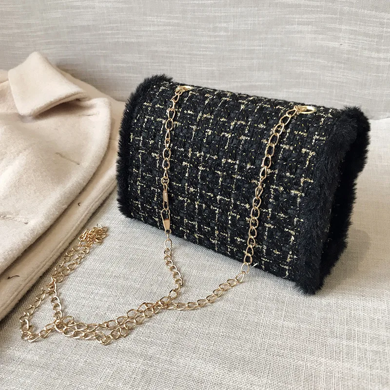 

2019 New Style Fashion Bags Women's Korean-style Versatile Shoulder Square Sling Bag INS Chain Shoulder Bag
