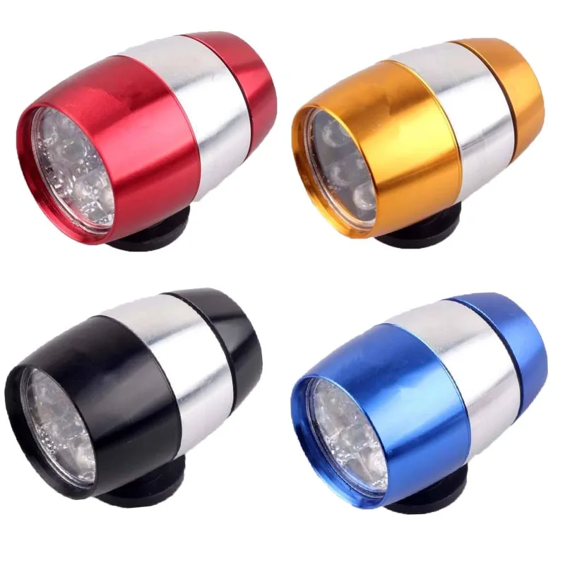 Новый велосипед светильник Предупреждение 6LED мини пивной головной хвост 360