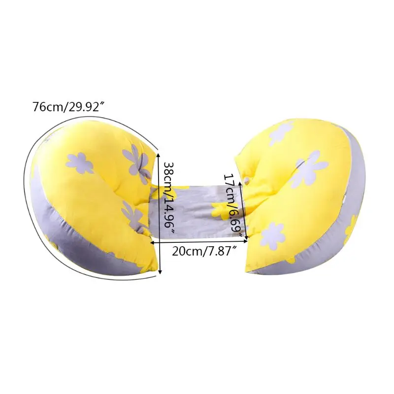 Подушка для беременных, u-образная подушка для поддержки живота, боковой коврик для сна, защита талии, клиновидная Подушка, хлопок