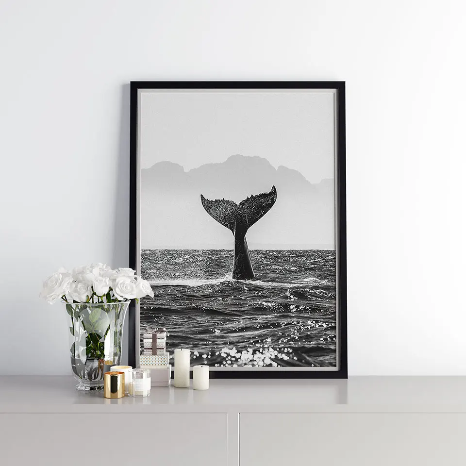 Black-White-Photography-Poster-Sea-Wave-Canvas-Painting-Whale-Wall-Art-Print-Modern-Picture-For-Living (1)