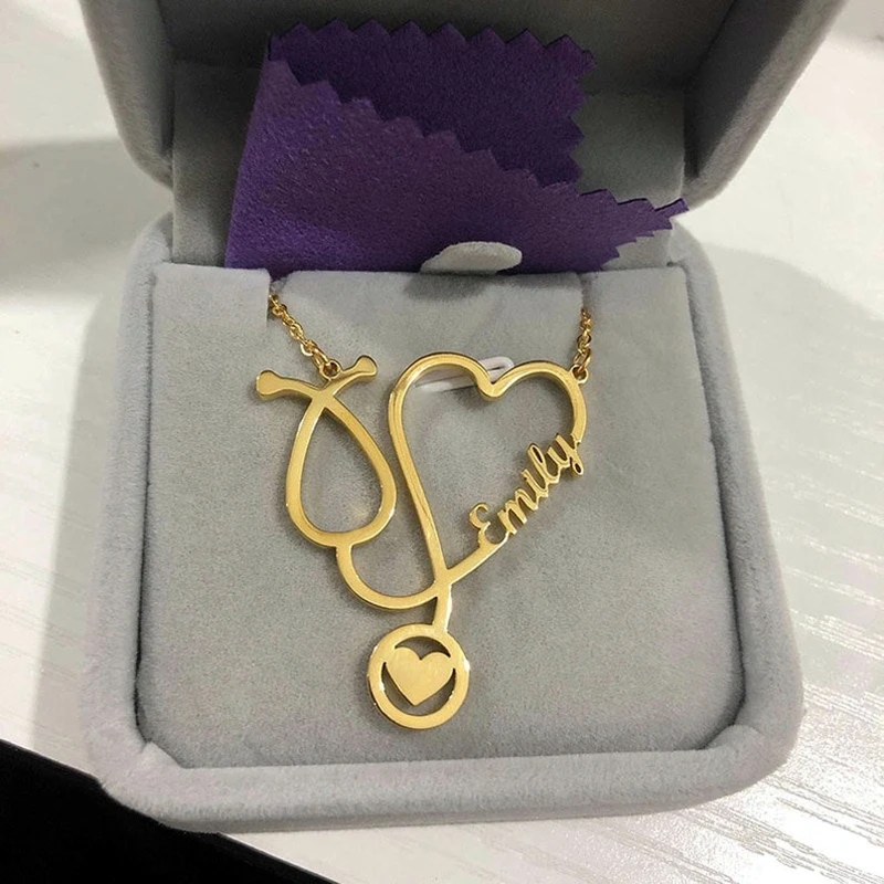 Customized-Name-Word-Custom-Stethoscope-Heart-Necklaces-For-Women-Jewelry-Stainless-Steel-Nameplate-Necklace-Personalized-Gifts
