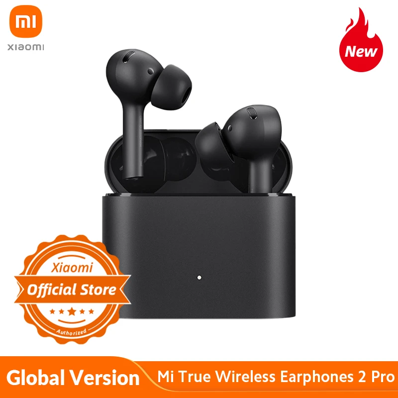 Xiaomi auriculares inalámbricos Mi True 2 Pro con Bluetooth 5,0,  dispositivo de audio TWS, con reducción activa del ruido y carga inalámbrica |Auriculares y audífonos| - AliExpress