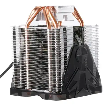 

CPU Cooler Ultra Quiet 20dB(A) with 90mm Fan Four Pure Copper Heat Pipes Four-wire for PC Computer Long Life Compact