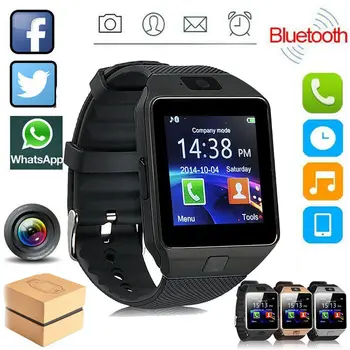 

Smart Watch Phone Camera SIM Call Watch Android Ios Compatible Watch Support TF Card DZ09 for Dropshipping and Wholesale