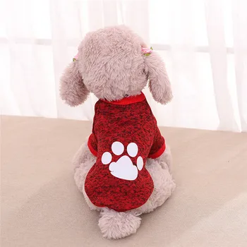 

Imixlot Pet Woolen Sweater Autumn and Winter Thicken Warm Dog Clothes Two-legged Fleece Sweater Dog Cat Apparel Pet Products