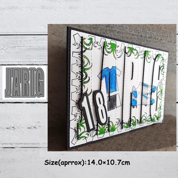 

Monkey Christmas JARIG Letter Metal Cutting Dies Stencils for DIY Scrapbooking photo album Decorative Embossing DIY Paper Cards