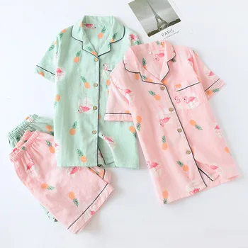 

Women Short-sleeved Shorts Female Pajamas Moschino Women Cotton Cute Sweet Home Pajamas 2020 Summer Loose Plus Size Clothes