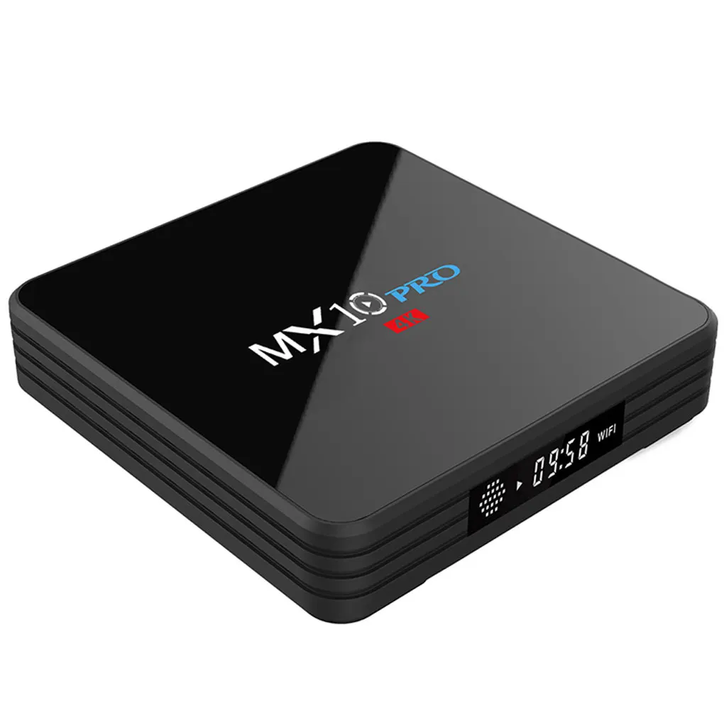 MX10 Pro 4+32GB Android 8.1 Smart TV Box Media Player RK3328 Quad Core Wifi Bluetooth