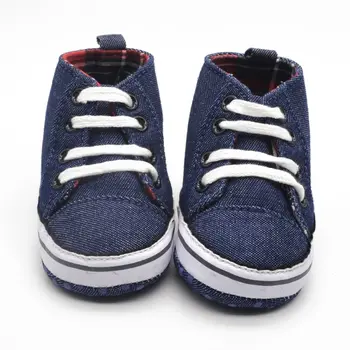 

Canvas shoes sneakers Baby Shoes Newborn Infant Baby Girl Soft Sole Crib Solid Shoes