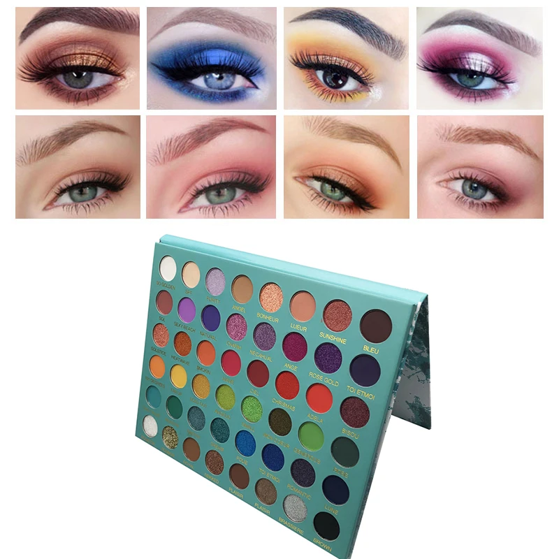 

48-Color Butterfly Eyeshadow Palette Pearly Matte Highly Pigmented Eyeshadow Easy To Color Long-lasting Eyeshadow Powder TSLM1