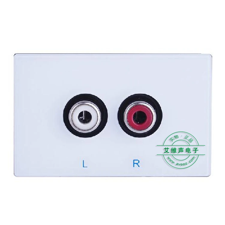 BTIT RCA Lotus аудио модуль интерфейсный модуль аудио разъем модуль 2RCA разъем Lotus голова
