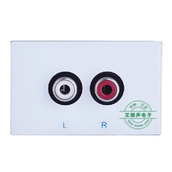 

BTIT RCA Lotus Audio Module Interface Module Audio Socket Module 2RCA Socket Lotus Head