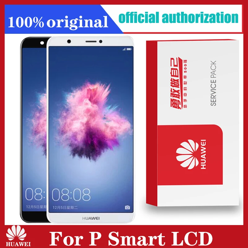 Оригинальный сменный ЖК дисплей 5 65 дюйма с рамкой для Huawei P Smart сенсорный экран FIG