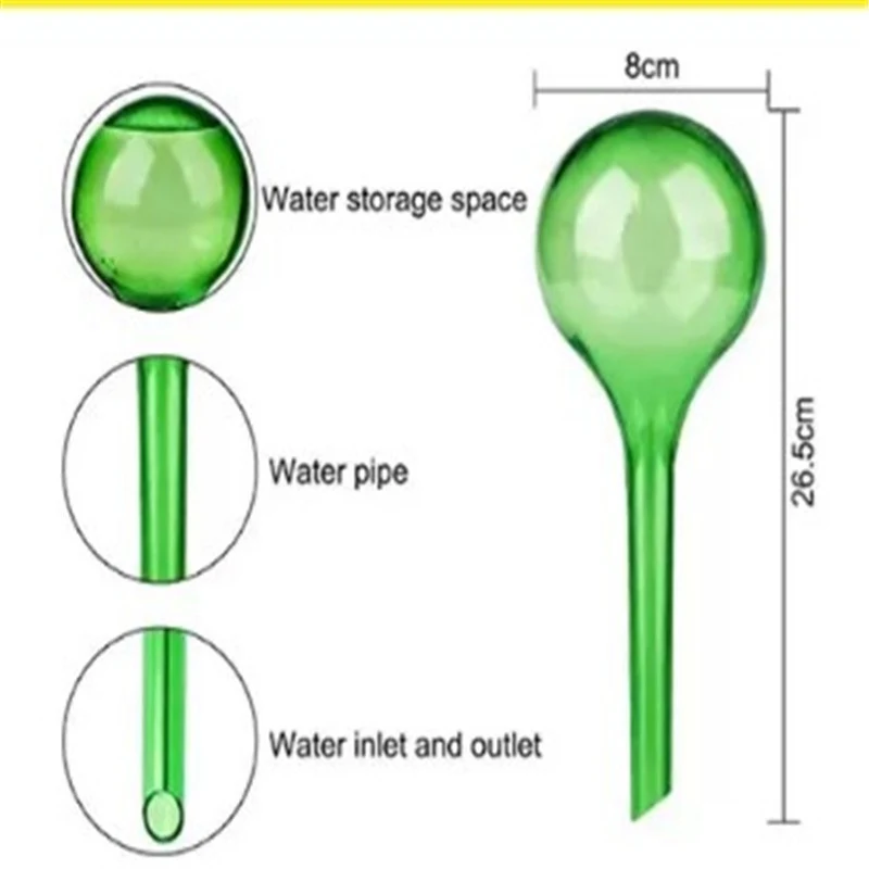 

Automatic Flower Waterer Plants Drip Irrigation System Watering Spike Ball Indoor Household Garden Pot Self Watering