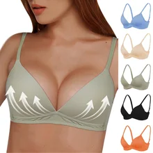 Best Price Women Wireless Underwear Solid Large Size Bra Push Up Bra Anti-sag Lingerie Seamless Girl Underwear Gathered Comfortable Bra Best Price Women Wireless Underwear Solid Large Size Bra Push Up Bra Anti-sag Lingerie Seamless Girl Underwear Gathered Comfortable Bra