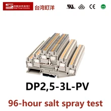 DINKLE – connecteur électrique à trois couches 3 canaux, connecteur Isothotopes à ressort, bornier sur Rail Din Phoenix, DP2.5 3L PV