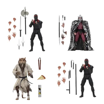 

NECA Action Figure Shredder Splinter Foot Soldier Turtle 1990 Classic Movable Turtle Action Figure Toys