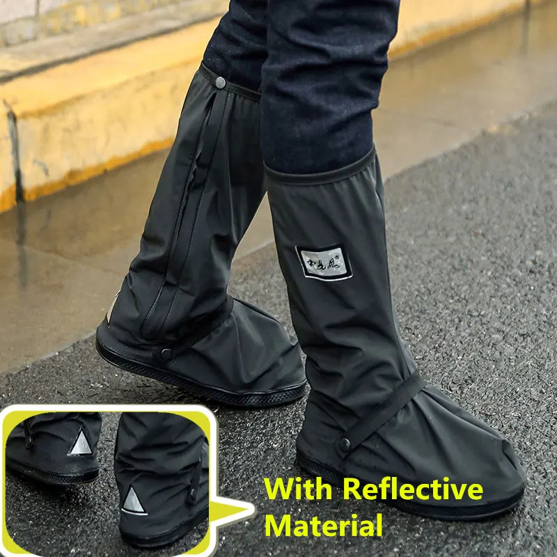 Cena Dorośli wodoodporne antypoślizgowe buty wielokrotnego użytku obudowa ochronna Outdoor Sports na kemping, wyprawę, rower obuwie z taśma odblaskowa