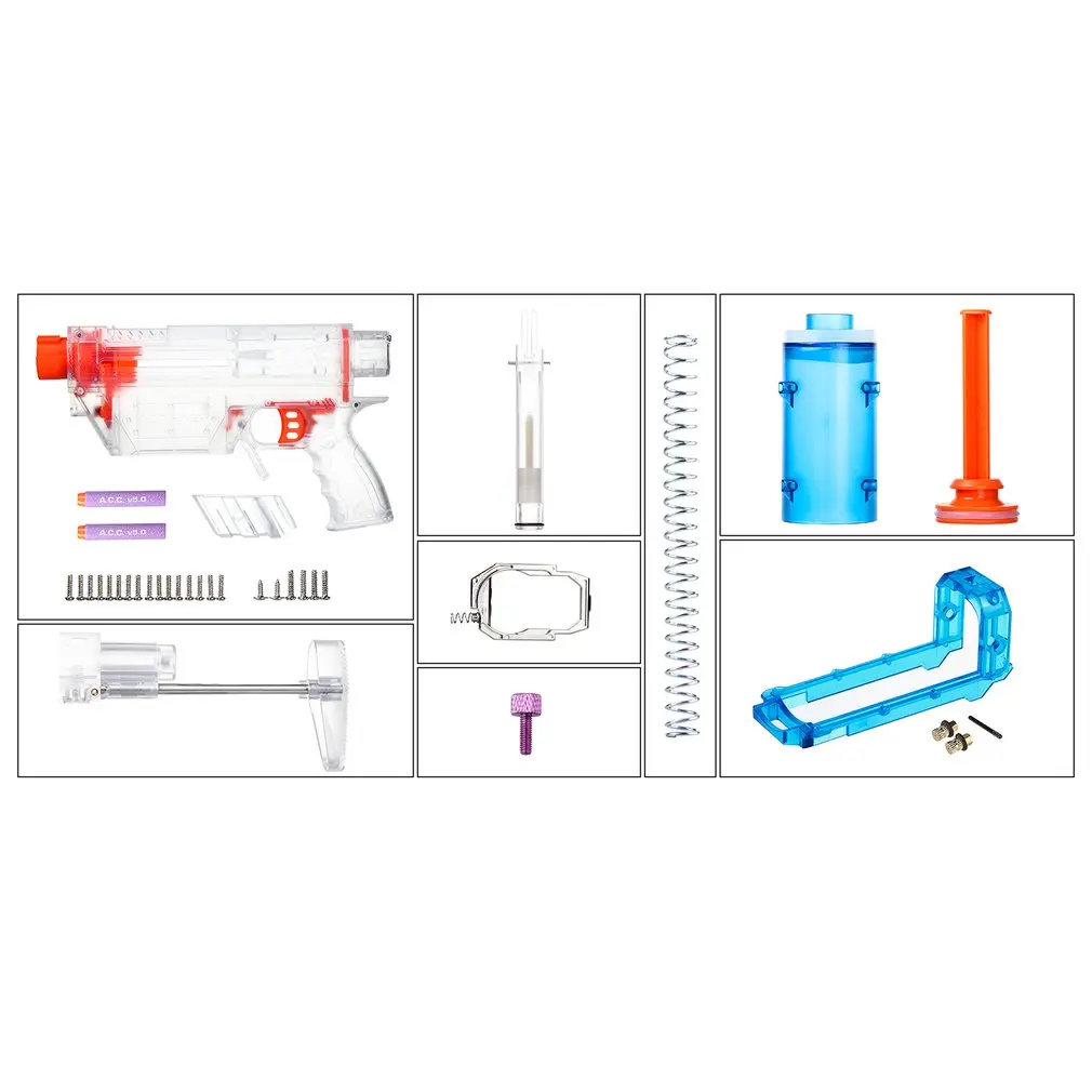 

Worker YY-R-W013/14/15/16/17/18 Mod Kits Set for Nerf N-Strike Elite Stryfe Blaster Long Bullets A/B Pump Kit Toy Gun Accessorie