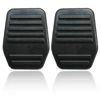 

1Pair Auto Car Rubber Brake Clutch Black Skid-proof Pedal Cover Pads Covers For Ford Transit MK6 MK7 2000-2014 6789917