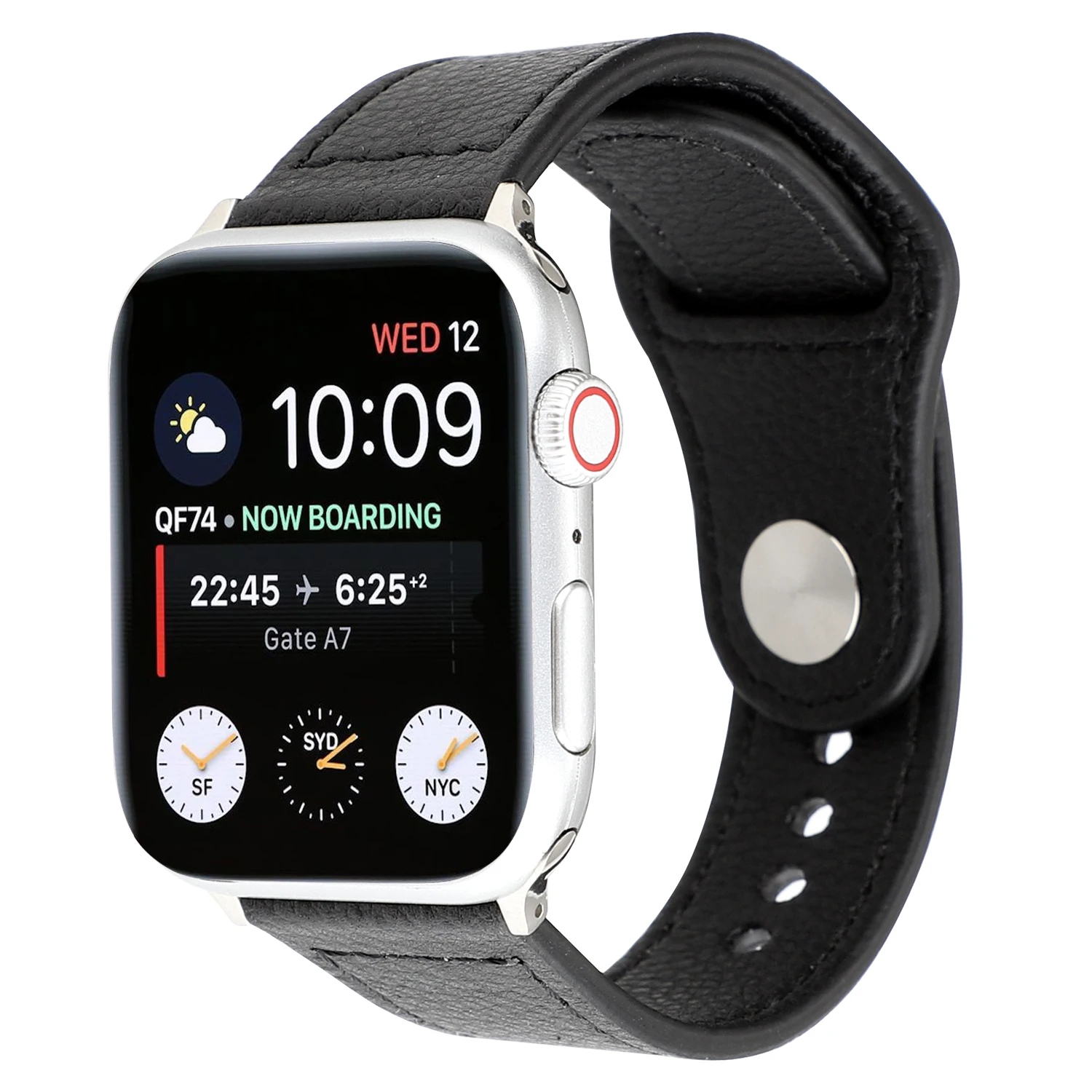 Из натуральной кожи петлевой ремень для apple watch, ремешок 42/38 мм браслет для ремешки для часов iwatch 44 мм 40 мм серии 4/3/2/1 браслет аксессуары