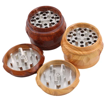 

2020 New 4 Layers Hand Crank Muller Mill Pollinator Machine Herb Tobacco Spice Weeds Grass Grinder Smoke Crusher Accessories