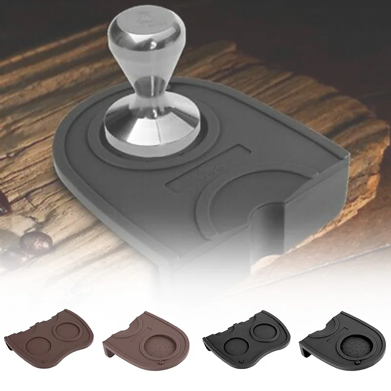 Coffee Mat Single Double Art Pen Tamper Tamping Rest Holder Safe Anti-slip 15.8*12.7 cm Home Coffee Mat for filling coffee Coffee Mat Single Double Art Pen Tamper Tamping Rest Holder Safe Anti-slip 15.8*12.7 cm Home Coffee Mat for filling coffee