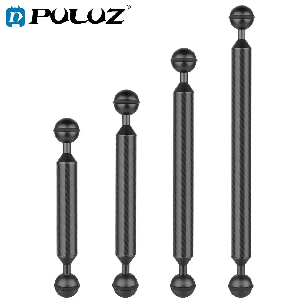 Плавучая подставка PULUZ из углеродного волокна с двумя шариками плавучая для