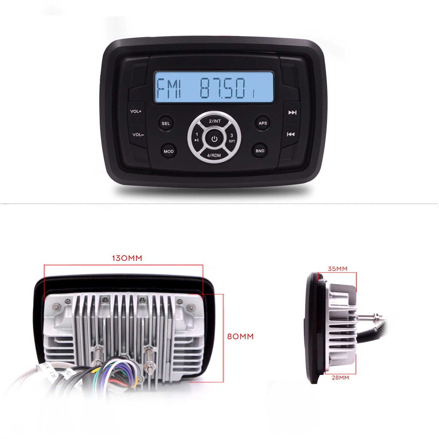 square marine speakers