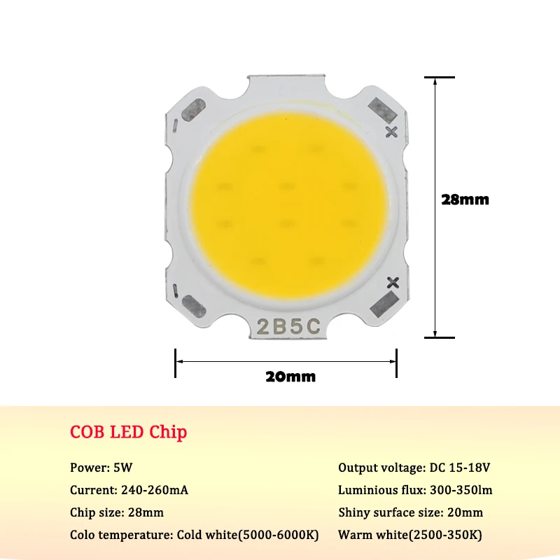 Светодиодный прожектор cree COB 10 шт. 3 15 Вт для DIY|led cob chip|cob chipled |