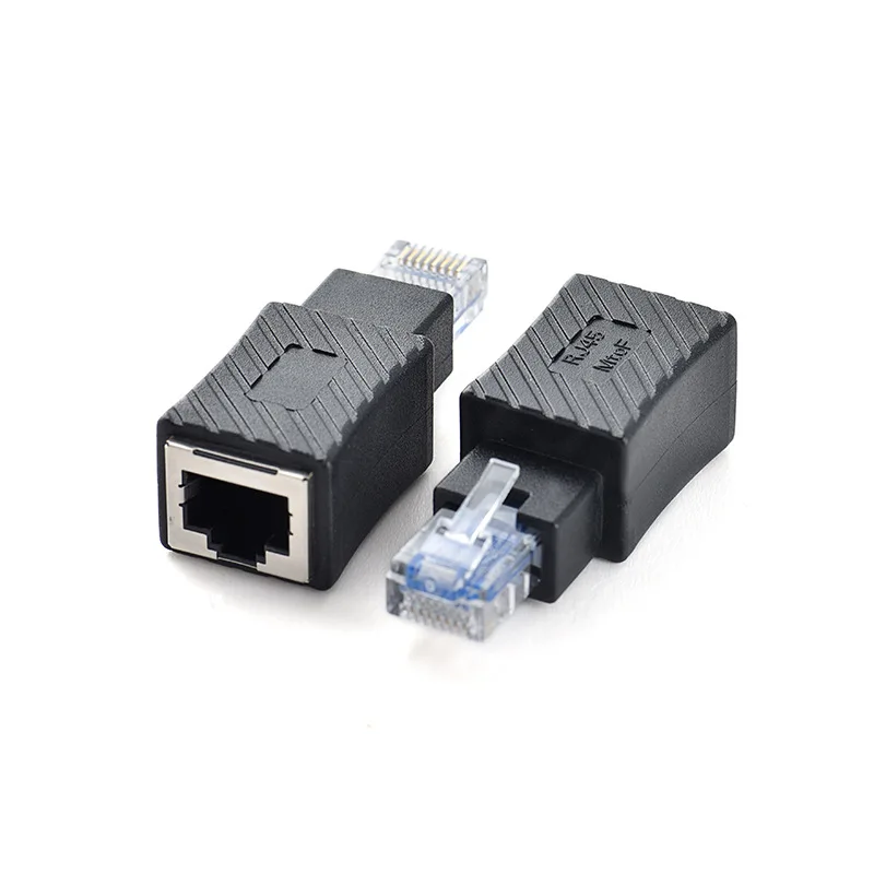 이더넷 LAN 확장 어댑터, 90 도, 180/270 도 직각 RJ45 수-암 Cat5/6