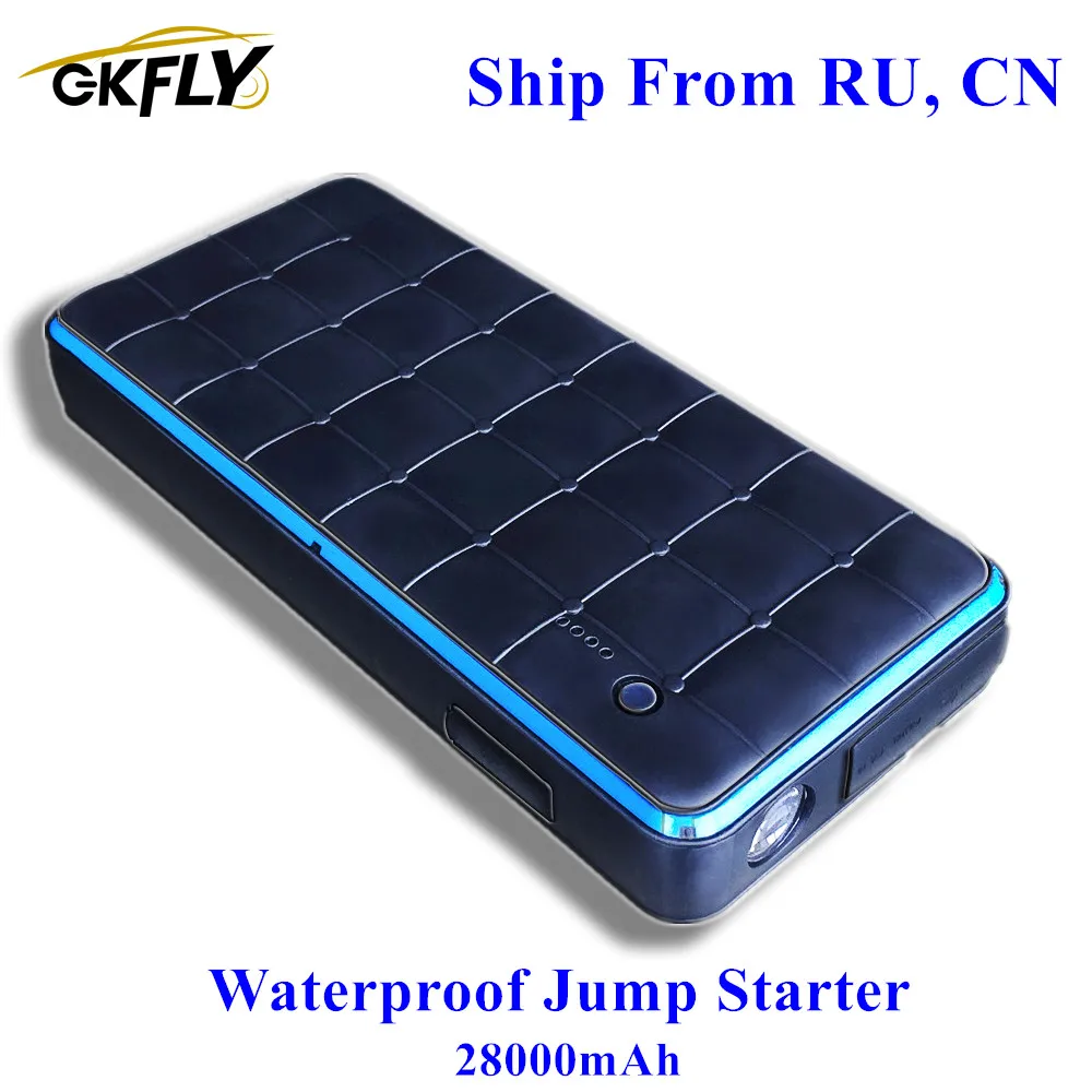 Пусковое устройство GKFLY портативное водонепроницаемое 28000 мач 12 в 1000 а|charger for|charger
