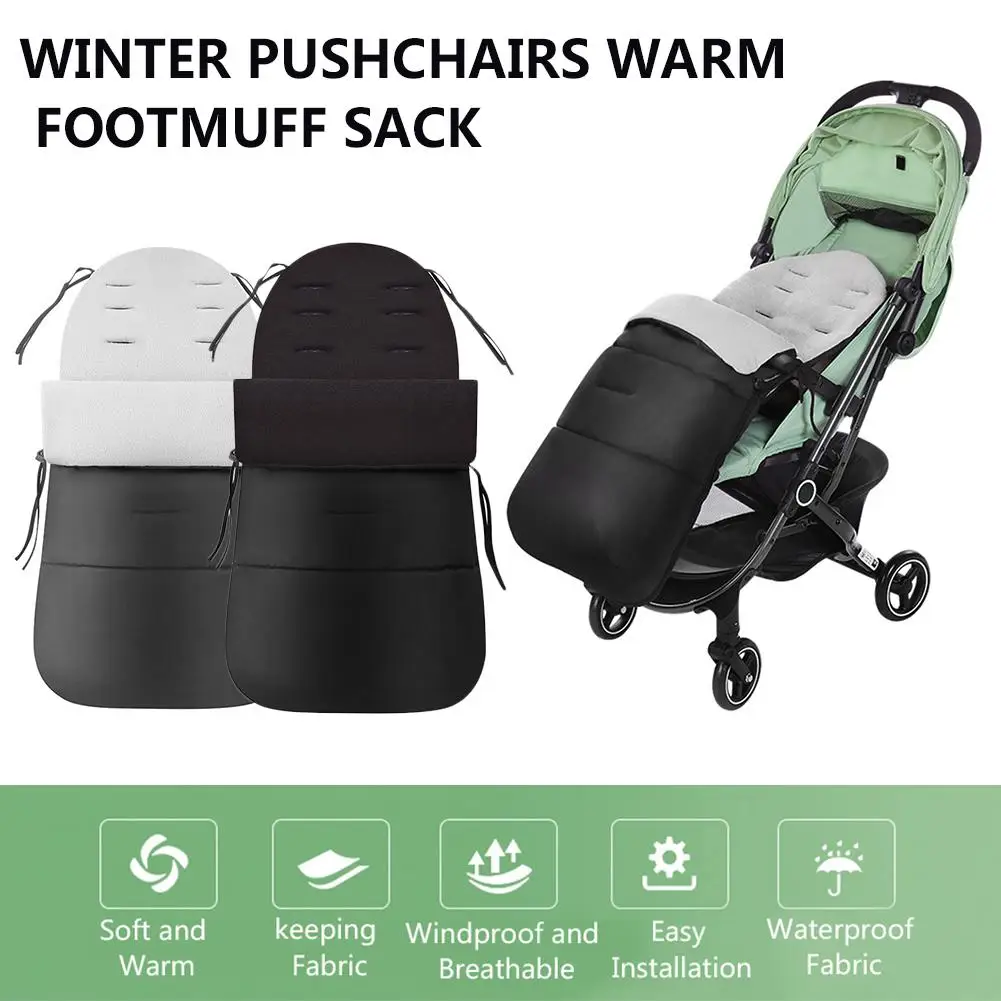 Baby Universal Footmuff Cosy Toes Apron Liner Buggy Pram Toddler Stroller Sleep Bag Footmuff Winter Warm Sleeping Bag