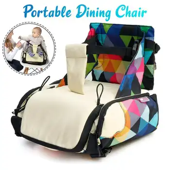 

Portable Dining Chair Mummy Bag Folding Baby Travel Booster Seat Kids Diaper Bag Newborns Nursing Dining Feeding Safety Seat
