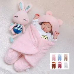 Couvertures 100% coton pour enfants de 0 à 6 mois, sacs de couchage pour bébés, doux et peignés, unisexe, pour garçons et filles, collection automne et hiver 