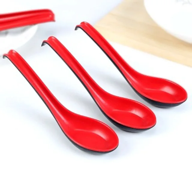 3Pcs Spoon 16 см черный классический корейский камень горшок кухонные наборы керамическая каменная чаша горшок для Bibimbap керамическая супа рамен миски для риса - Цвет: 3Pcs Spoon