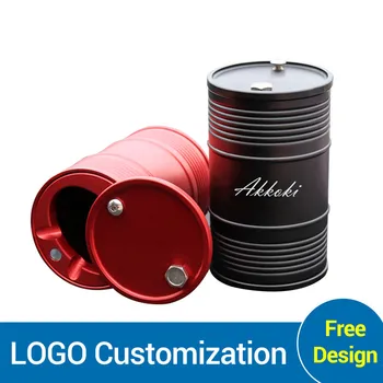

Logo Custom Aluminum Alloy Car Ashtray with Rotating Lid High Flame Retardant Cigarette Cup Portable Convenient Smokeless Can