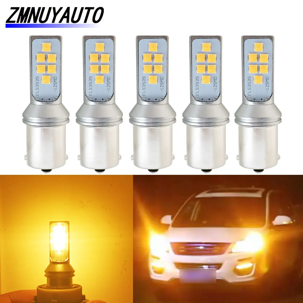 5 шт. 1156 BA15S BAU15S 1157 BAY15D светодиодный P21W P21/5W PY21W фонарь R5W автомобильный указатель