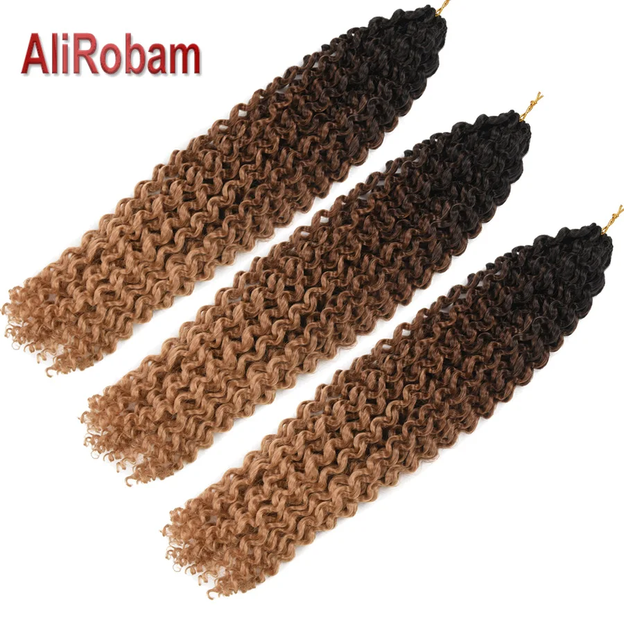 

AliRobam Spring Passion Twist 18Inch Ombre Braiding Hair Extensions Crochet Braids Synthetic Curly Hair For Braid 22strands/pc